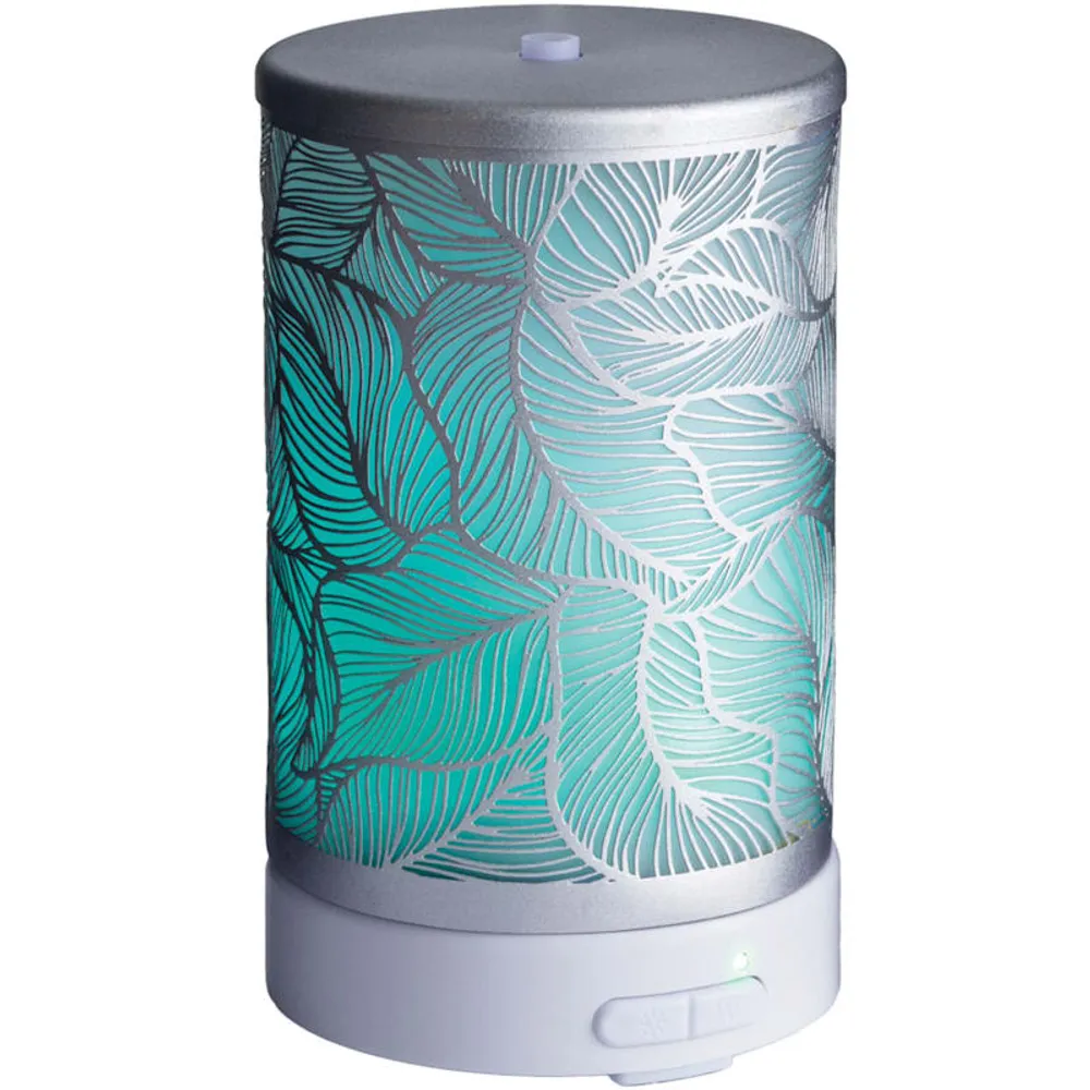 Silver Metal Leaf Oil Diffuser