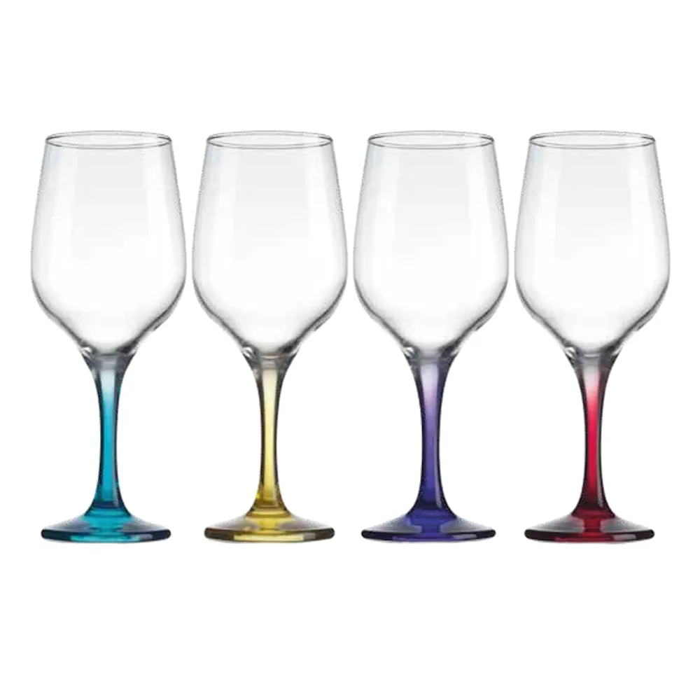 Set of 6 Stemless Wine Glasses Gift Box, 15oz, Clear Sold by at Home