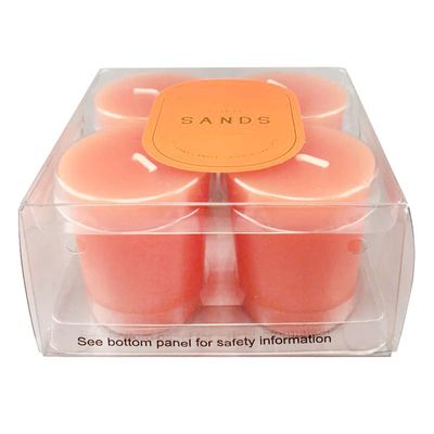 4-Pack Coral Sands Votive Candles
