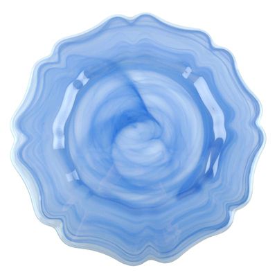 Grace Mitchell Empire Blue Luster Charger Plate