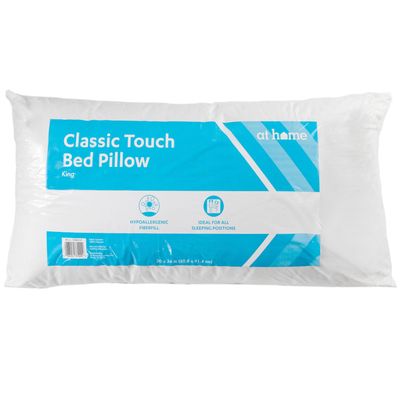 Classic Touch Bed Pillow King 20X36