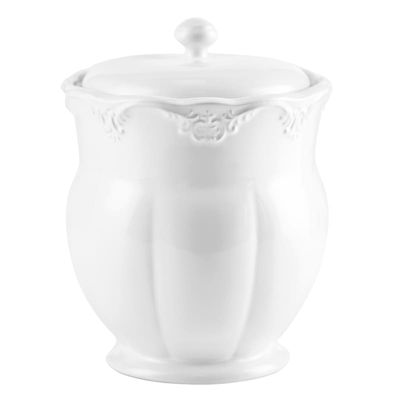 6IN SM TIMELESS CANISTER WHITE