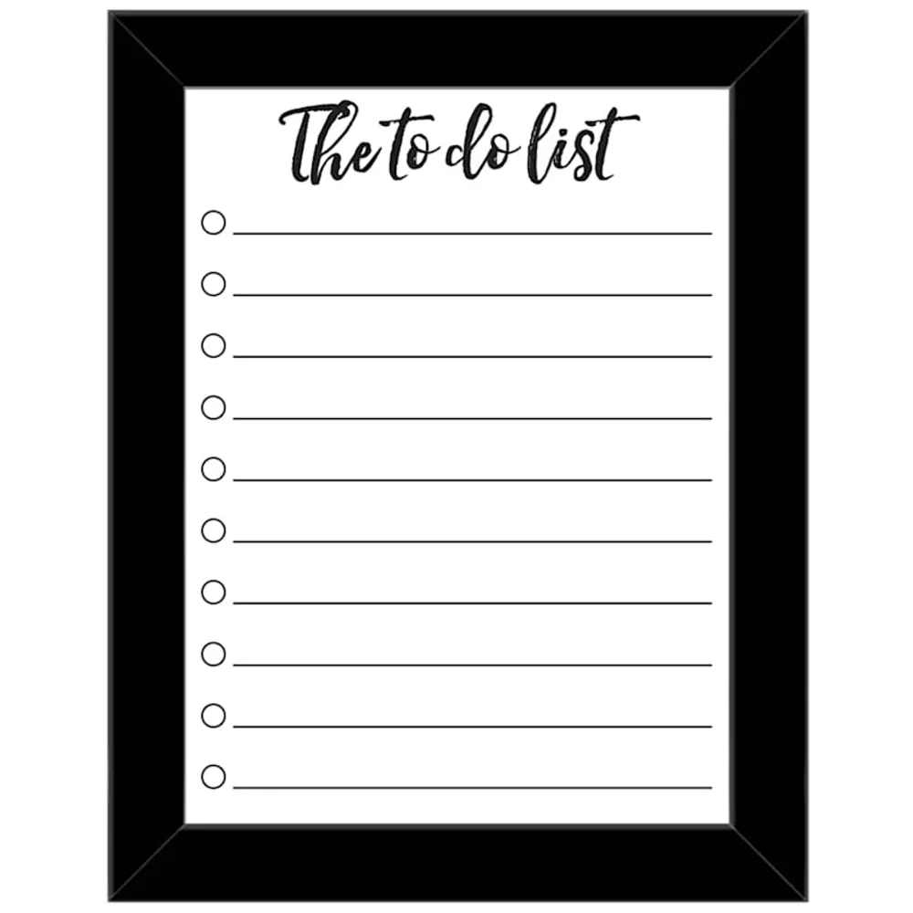 The To Do List Dry Erase Memo Board, 10x13