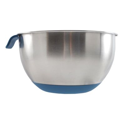 5 Quart Stainless Steel Mixing Bowl/Handle/Non-Skid Base