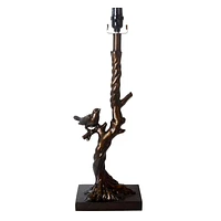 Bronze Bird Table Lamp Base, 24"