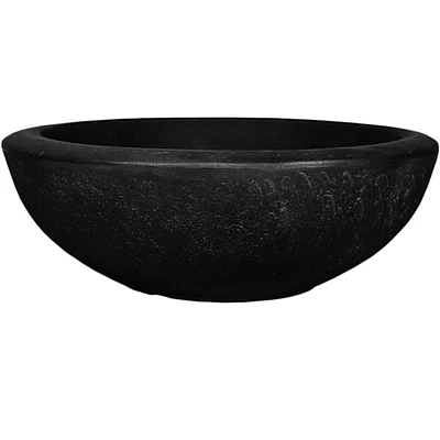 Black Lip Bowl Planter, 21"