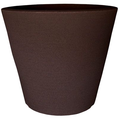 20X23 All Weather Proof Polyresin Linea Low/Planter Coffee