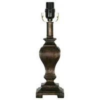 14in. Distressed Bronze Accent Lamp