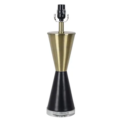 Black & Gold Metal Table Lamp