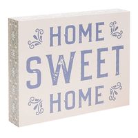 Home Sweet Home Block Sign