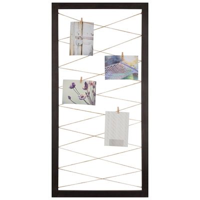 20X40 String Collage With Clothespin Photo Clips