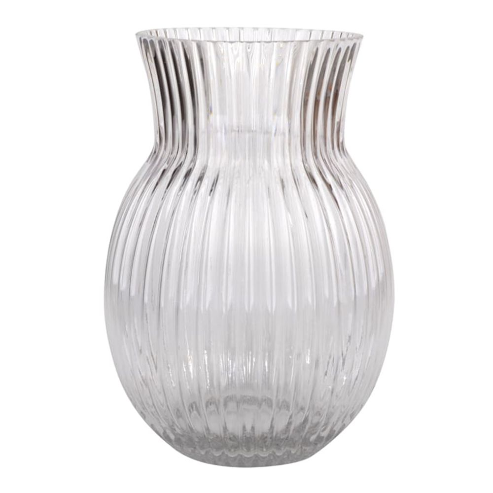 Fluted Glass Vase