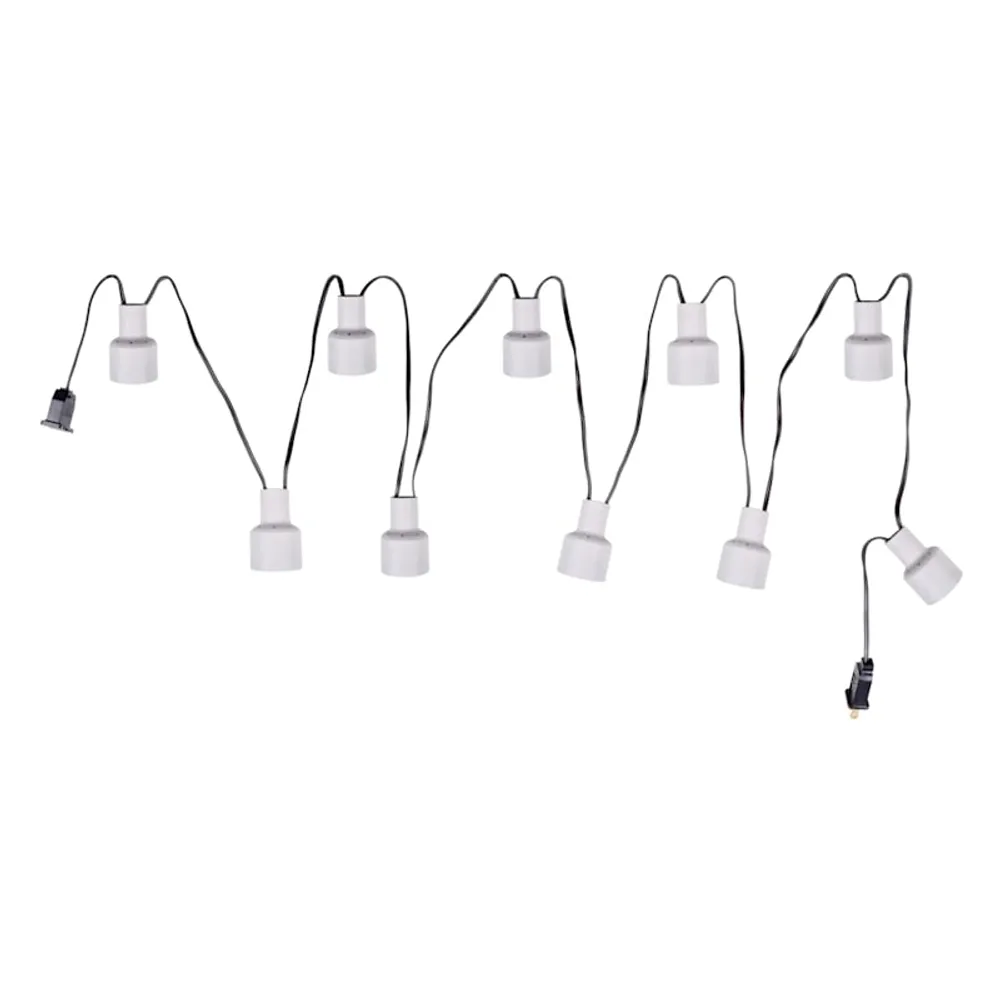 10-Count UL Mini Lantern String Light Set, Silver