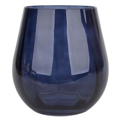 Laila Ali Blue Glass Vase