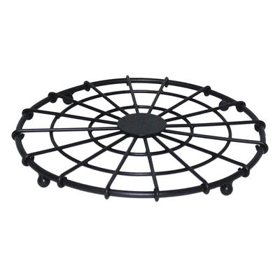 Iron Wire Grid Pattern Round Trivet