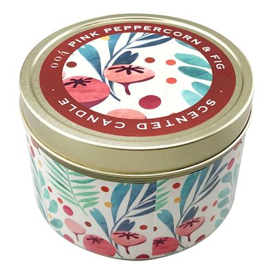 Pink Peppercorn Scented Tin Jar Candle, 9oz
