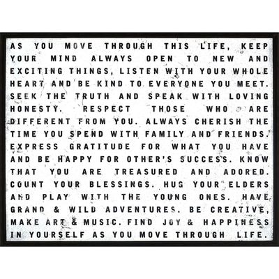 28X22 Through The Life Framed Art