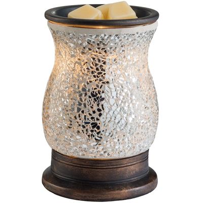 Silver Mosaic Wax Warmer