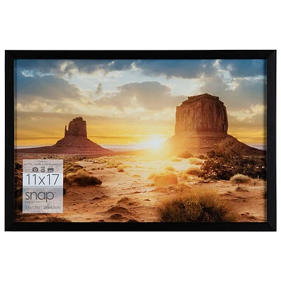 Black Linear Photo Frame