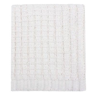 Polyester Chenille Knit Throw 50X60