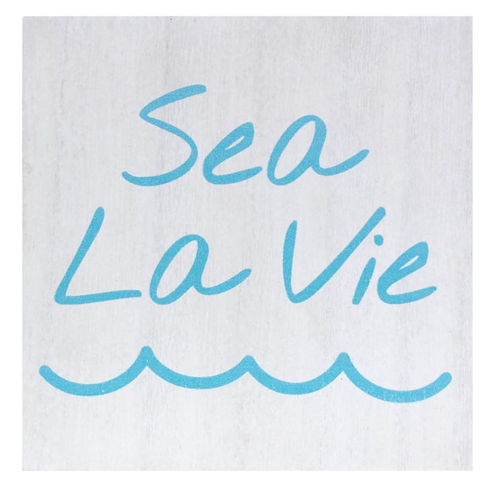 Sea La Vie Embossed Table Sign, 5"