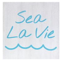 Sea La Vie Embossed Table Sign, 5"