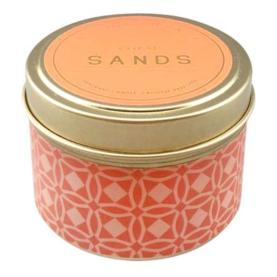 Coral Sands Scented Tin Jar Candle, 3oz