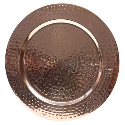 Copper Metal Charger Plate