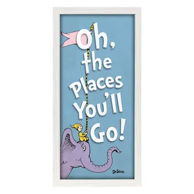 Framed Oh The Places You'll Go Wall Art