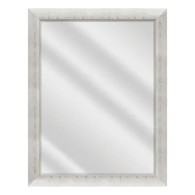 Anne Antique Silver Rectangle Wall Mirror, 43x55