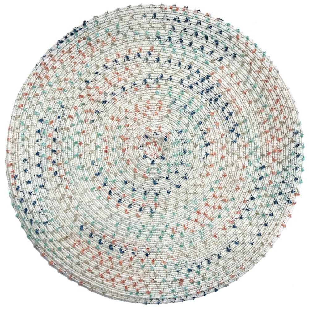 Boucle Round Placemat La Mer