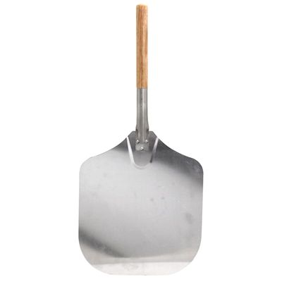 Aluminum Pizza Peel W/Wooden Handles Great For Grilling/Kitchen Pizzas
