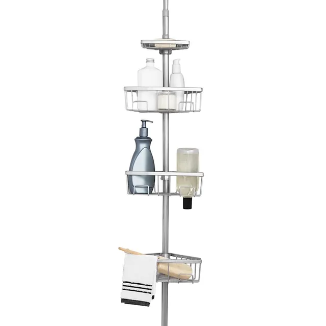 at Home Grey Metal Shower Caddy, 25