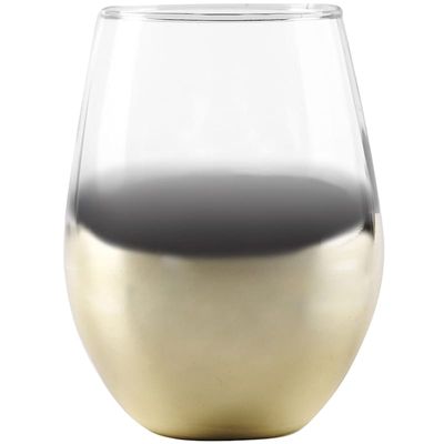 17oz Gold Ombre Wine Glass