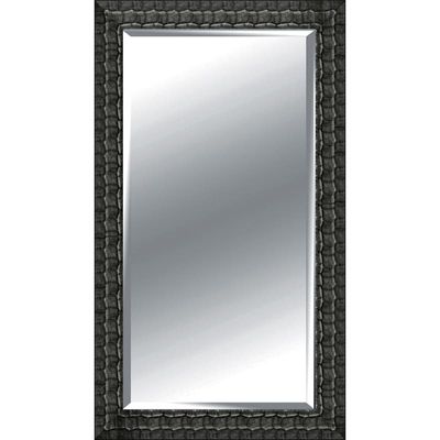 32X66 Rectangle Plastic Framed Black Floor Mirror