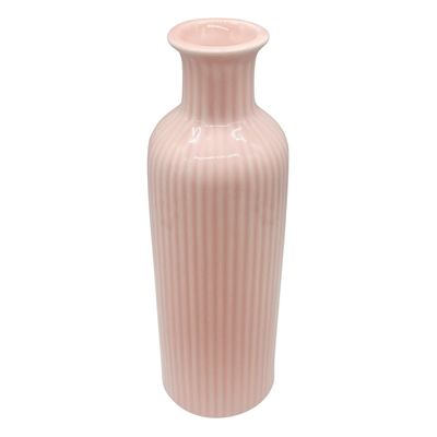 Tracey Boyd Pink Ceramic Vase, 10"