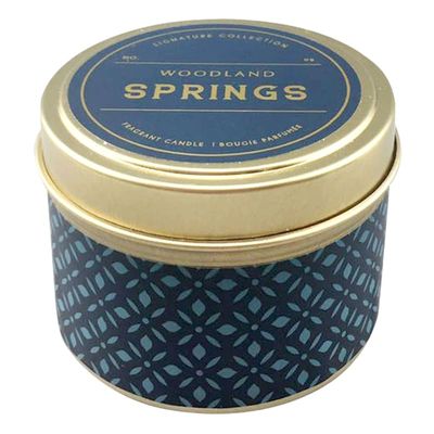 Woodland Springs Scented Tin Jar Candle, 3oz