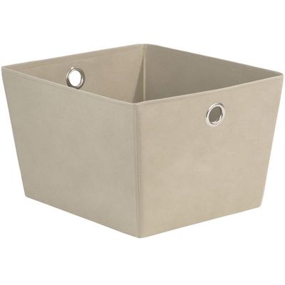 Tapered Tote/Grommet Taupe