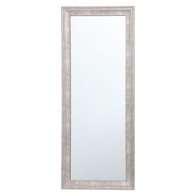 24X58 Antiqued Silver Barb Mirror