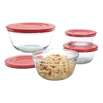 Anchor Hocking 6-Piece Mixing Bowl Set With Lids