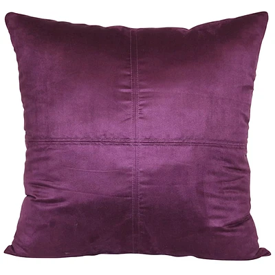 Heavy Faux Suede Throw Pillow