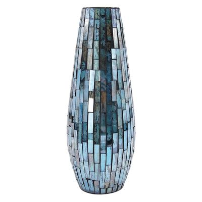 Mosaic Glass Vase