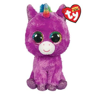 Ty Beanie Boos Rosette The Purple Unicorn