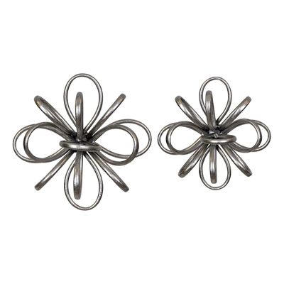 Grace Mitchell 2-Piece Silver Geos Wall Art, 10"