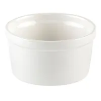 White Ceramic Ramekin, 3.5"