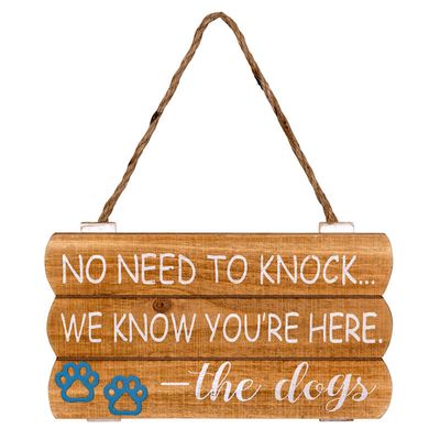 10X6 No Need To Knock Wall Art