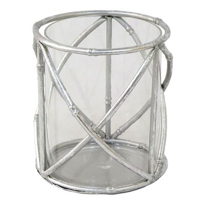 Grace Mitchell Metal & Glass Candle Holder