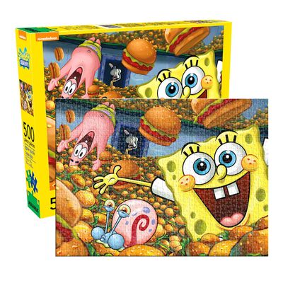 Spongebob 500 Pc Puzzle