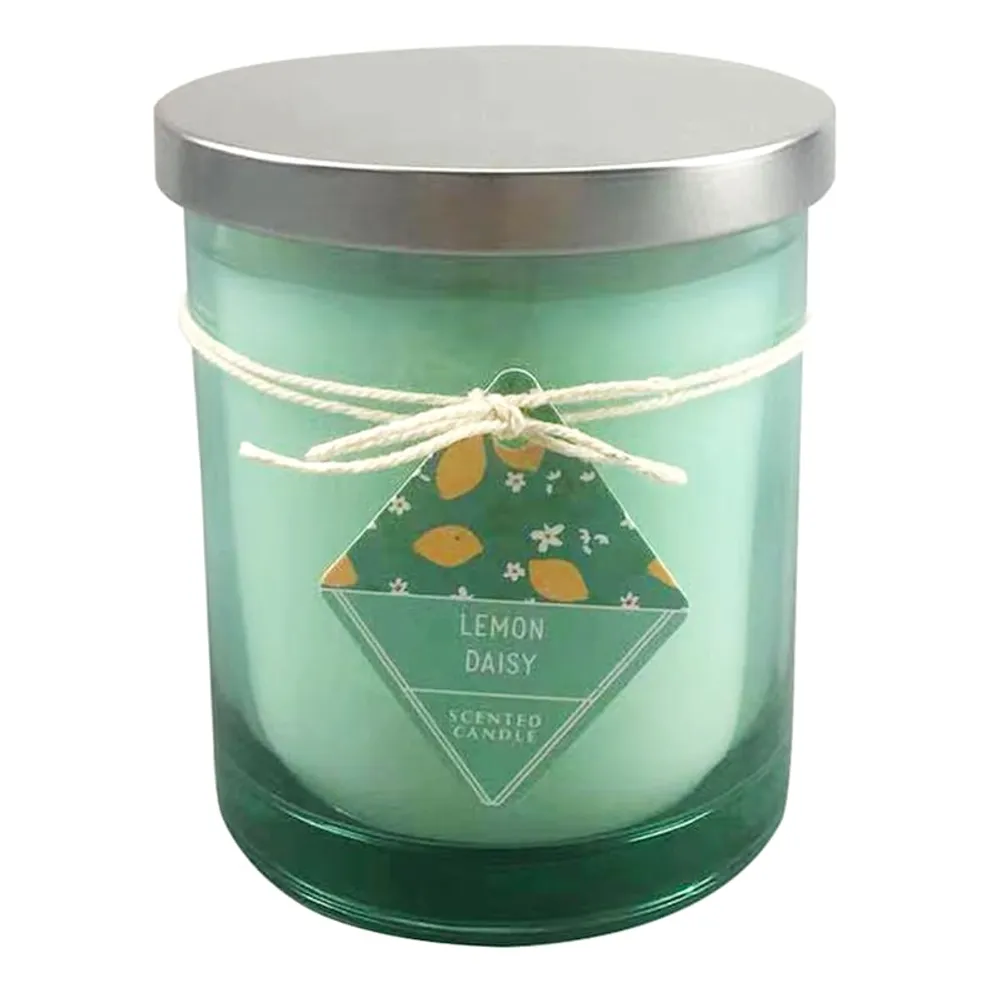 Lemon Daisy Scented Jar Candle, 11oz