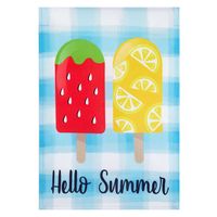 Hello Summer Garden Flag, 18"